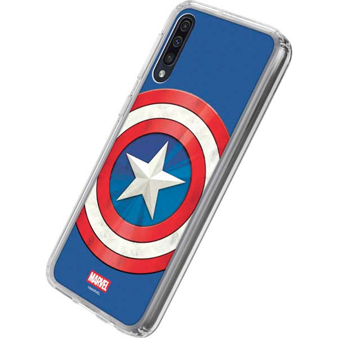 Marvel Captain America Shield Galaxy A50 Clear Case